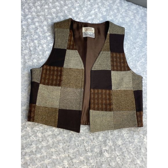 Debby Spence Personal Patchwork Size M Vest Brickerville House Original Vintage - Picture 6 of 12